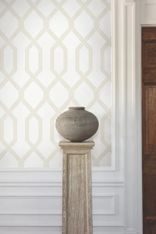 Ronald Redding Classics Palisade Wallpaper - Beige