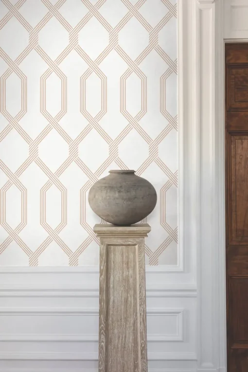 Ronald Redding Classics Palisade Wallpaper - Coral