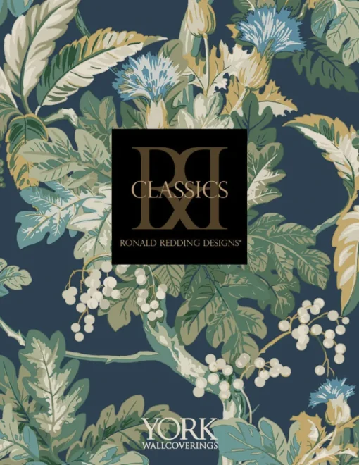 Ronald Redding Classics Palisade Wallpaper - Black