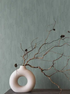 Ronald Redding Industrial Interiors Calliope Wallpaper - Arctic Shell