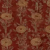 Ronald Redding Tea Garden French Marigold Wallpaper - Red & Gold