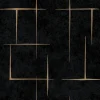 Ronald Redding Tea Garden Malia Wallpaper - Gold & Black