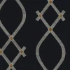 Ronald Redding Tea Garden Ellena Wallpaper - Black