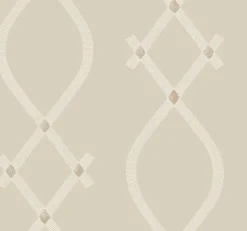 Ronald Redding Tea Garden Ellena Wallpaper - Beige