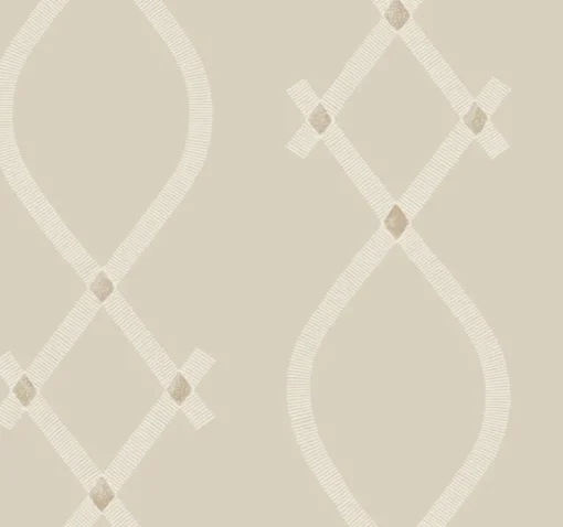Ronald Redding Tea Garden Ellena Wallpaper - Beige