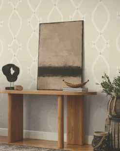 Ronald Redding Tea Garden Ellena Wallpaper - Beige