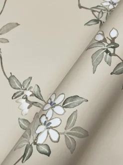Ronald Redding Tea Garden April Blossom Wallpaper - Taupe