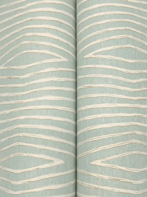 Ronald Redding Tea Garden Daystone Wallpaper - Soft Jade