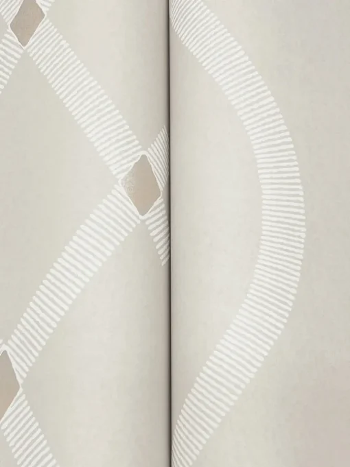 Ronald Redding Tea Garden Ellena Wallpaper - Light Grey
