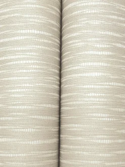 Ronald Redding Tea Garden Lotus Weave Wallpaper - Beige