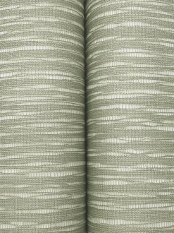 Ronald Redding Tea Garden Lotus Weave Wallpaper - Moss