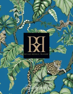 Ronald Redding Traveler Jungle Cat Wallpaper - Black