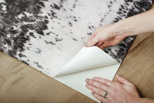 SAS Equestrian Home Marbled Appaloosa Peel & Stick Wallpaper - Black