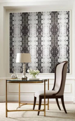 SAS Equestrian Home Marbled Appaloosa Peel & Stick Wallpaper - Black