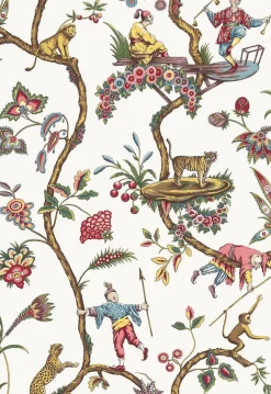 Scalamandre Chinoise Exotique - White