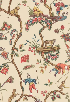 Scalamandre Chinoise Exotique - Ecru