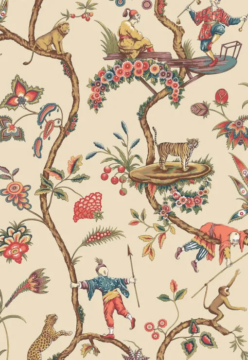 Scalamandre Chinoise Exotique - Ecru