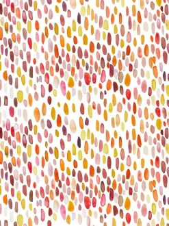Scalamandre Grey Watkins Jamboree Wallpaper - Berry Lemonade