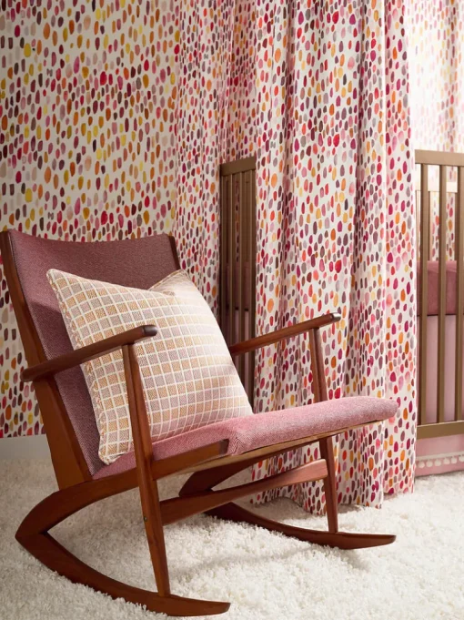 Scalamandre Grey Watkins Jamboree Wallpaper - Berry Lemonade