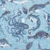 Scalamandre Mikonos Wallpaper - Blue