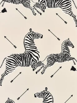Scalamandre Zebras Collection Zebras Wallpaper - Sandstone
