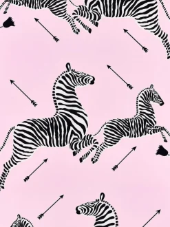 Scalamandre Zebras Collection Zebras Wallpaper - Dahlia