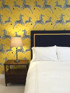 Scalamandre Zebras Collection Zebras Wallpaper - Yellow