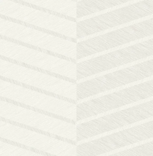 Scott Living Aspen Chevron Wallpaper - White