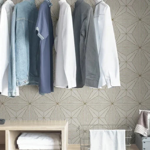 Scott Living Aurum Peel & Stick Wallpaper - Gold