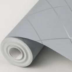 Scott Living Ballard Geometric Wallpaper - Pewter