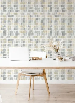 Scott Living Brynne Watercolor Wallpaper - Yellow