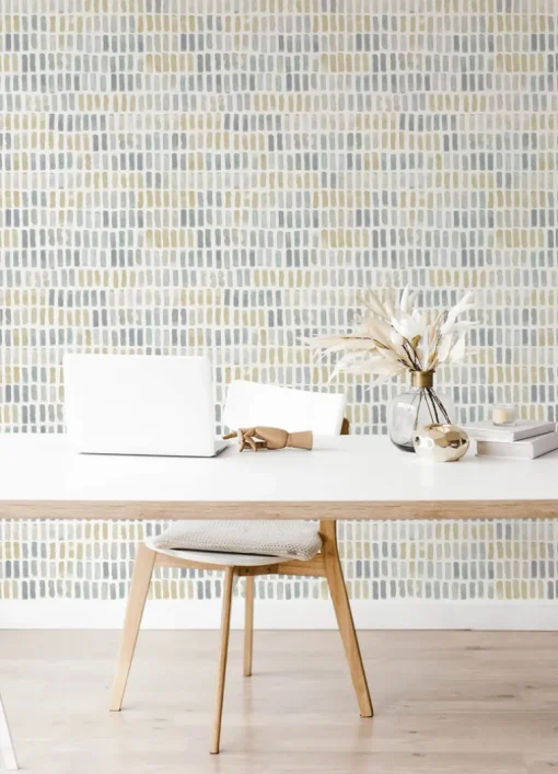 Scott Living Brynne Watercolor Wallpaper - Yellow