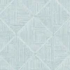 Scott Living Cade Geometric Wallpaper - Teal Blue
