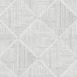 Scott Living Cade Geometric Wallpaper - Grey