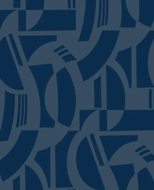 Scott Living Carter Wallpaper - Indigo Blue