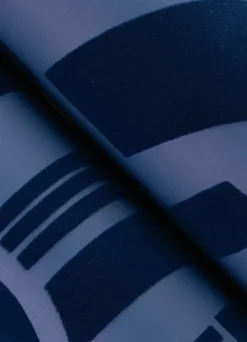 Scott Living Carter Wallpaper - Indigo Blue