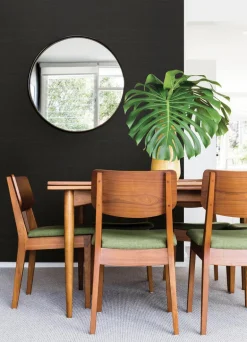 Scott Living Colcord Sisal Wallpaper - Black