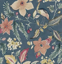 Scott Living Crestwood Wallpaper - Blue