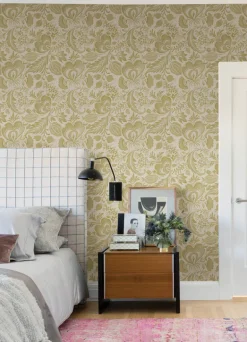 Scott Living Culver Wallpaper - Mustard