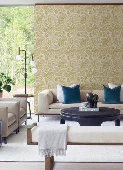 Scott Living Culver Wallpaper - Mustard