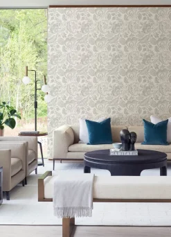 Scott Living Culver Wallpaper - Grey
