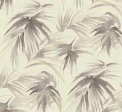 Scott Living Darlana Grasscloth Wallpaper - Pewter