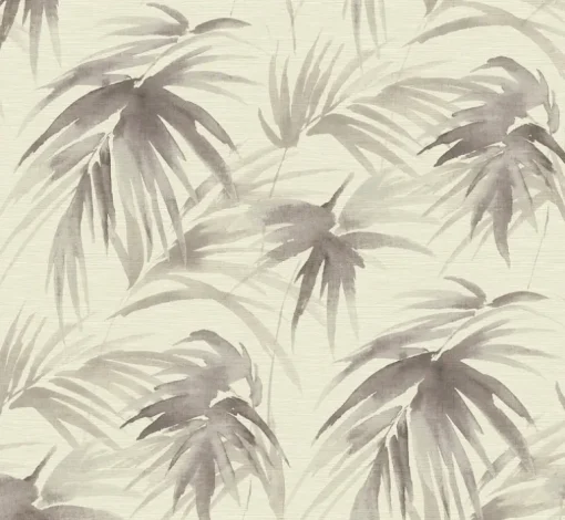 Scott Living Darlana Grasscloth Wallpaper - Pewter