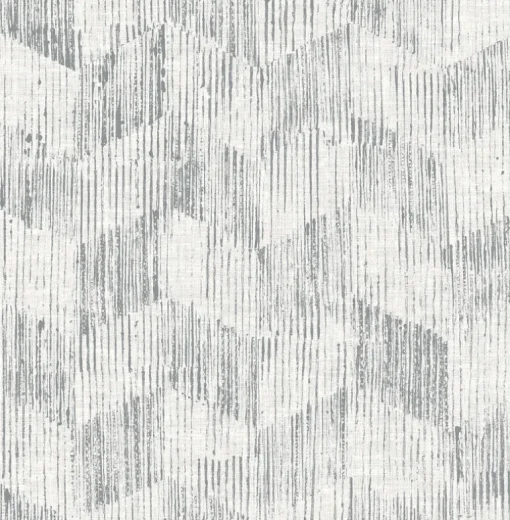 Scott Living Demi Distressed Wallpaper - Grey
