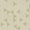 Scott Living Fairbank Wallpaper - Gold Linen