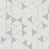 Scott Living Fairbank Wallpaper - Silver Linen