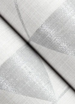 Scott Living Fairbank Wallpaper - Silver Linen