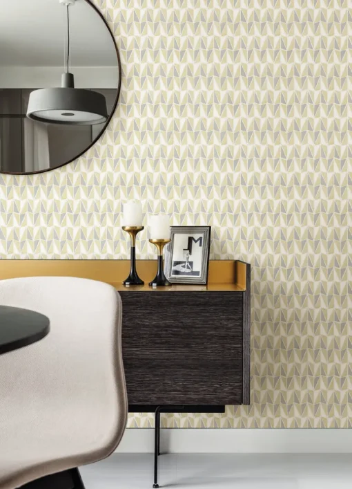 Scott Living Falkirk Peel & Stick Wallpaper - Yellow