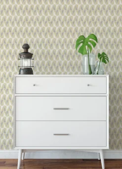 Scott Living Falkirk Peel & Stick Wallpaper - Yellow