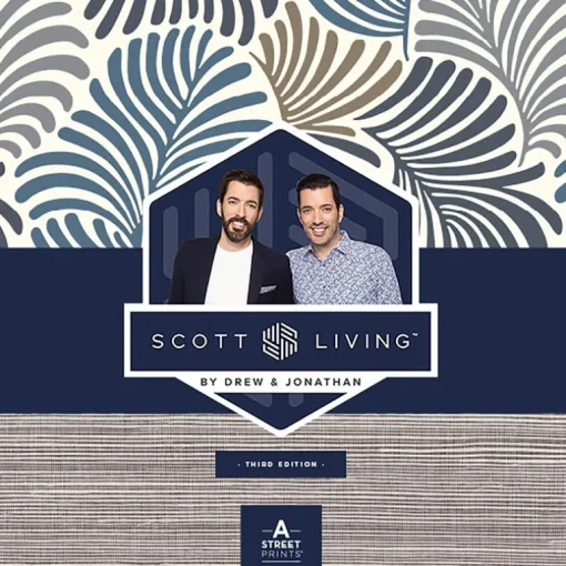 Scott Living Holmby Wallpaper - Seafoam